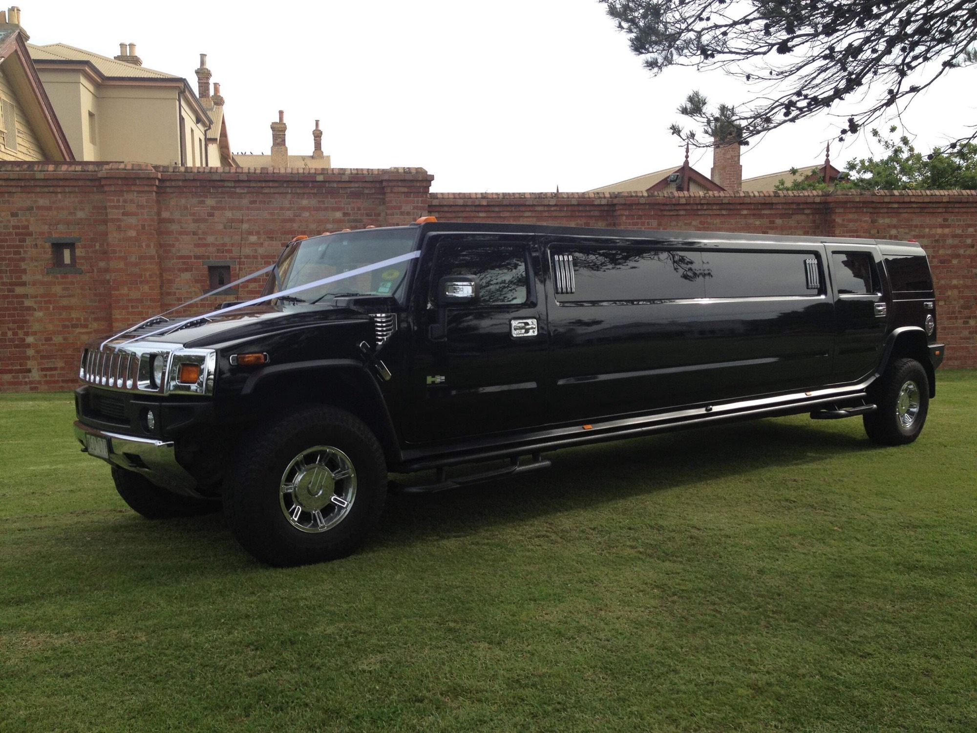 Stretch limousine at a Melbourne venue